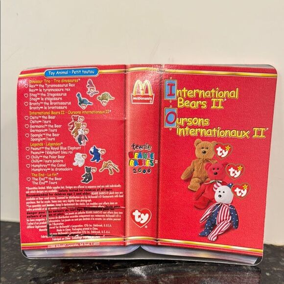 1999 Osito The Bear. International Bears II McDonalds. Teanie Beanie Babies TY - Picture 4 of 5